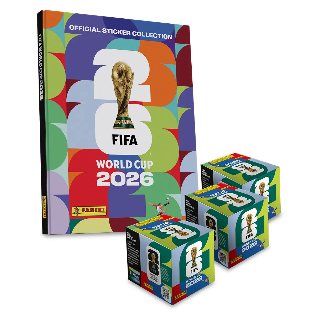 FIFA World Cup 2026™ Official Sticker Collection 3 Box of 50 + Soft Cover Album